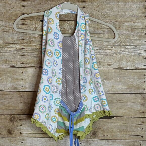 MATILDA JANE ITS A WONDERFUL PARADE CLASSIC COLORFUL PINWHEEL TRAPEZE TUNIC TOP - Picture 3 of 4